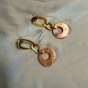 Interlocking Chain Drop Earrings
